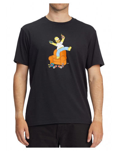 Billabong X The Simpsons Duff Homer Black - Tee