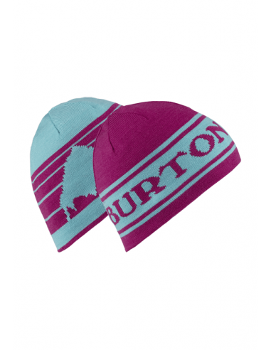 Burton Kids' Billboard Reversible Beanie Blue Curacao/ Fuschia