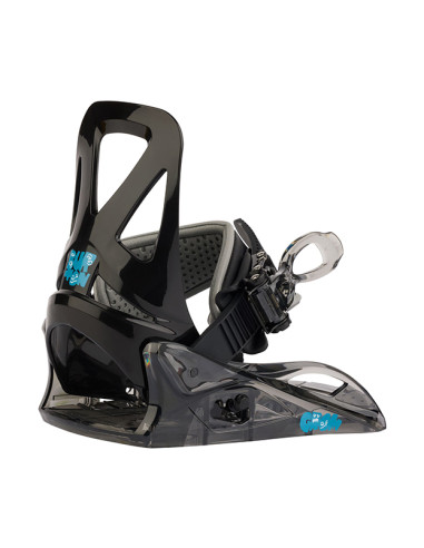 Burton mini Grom Snowboard Bindings Black - Fijaciones