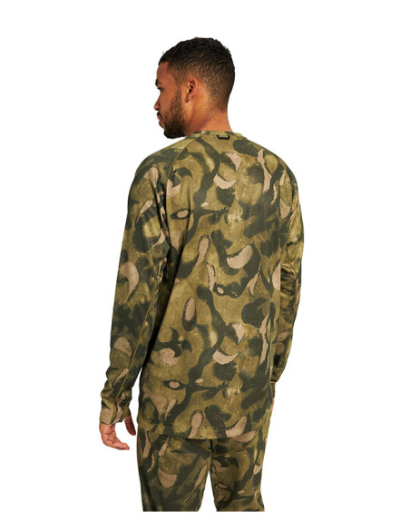 Burton Ak Helium Power Grid Base Layer Crew Victor Camo