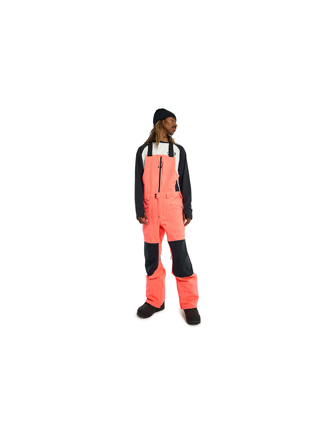 Burton Reserve 2L BIB Pants Tetra Orange True Black