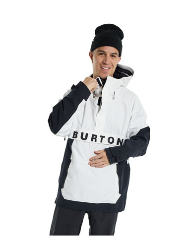 Burton white snowboard jacket on sale