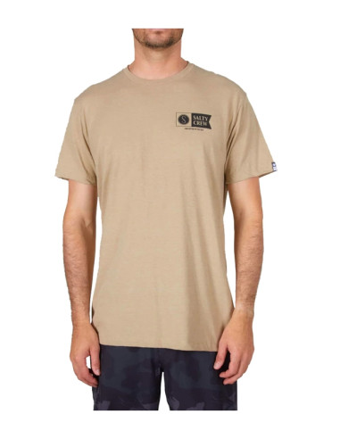 Salty Crew Alpha Ss Tee Khaki