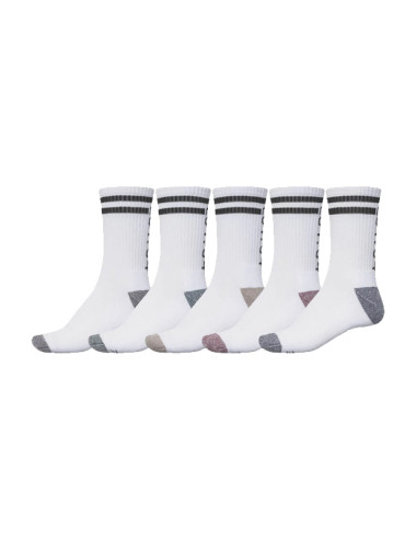 Globe Black/Grey Crew Sock 5PK - Calcetines