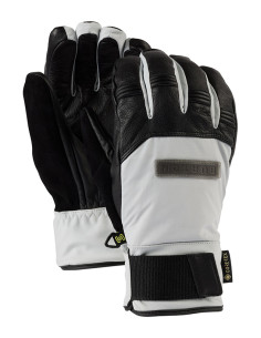 Burton Carbonate Gore-Tex Gloves Gray Cloud