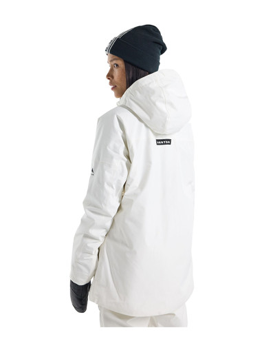 Burton W Pillowline Gore Tex 2L Anorak Jacket Stout White