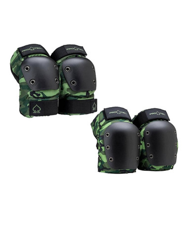 Pro-Tec Street Knee/Elbow Pad Set Camo - Pack