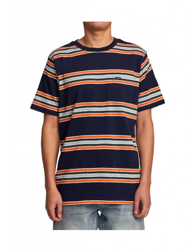 Rvca Somedays Stripe Ss MYV