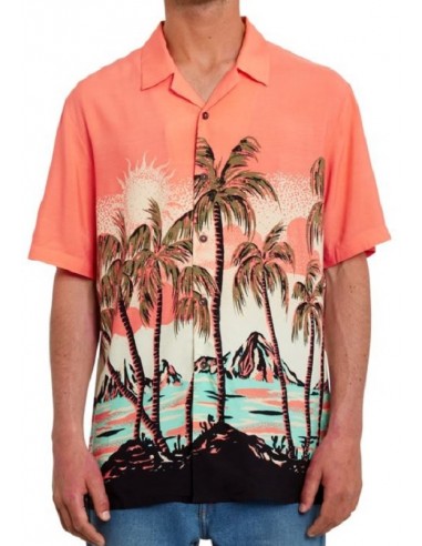 Volcom Parodice SS Shirt Living Coral