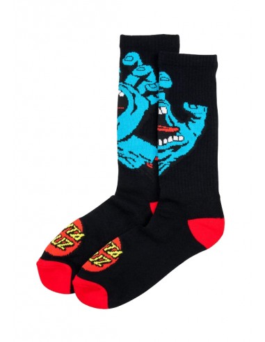 Santa Cruz Screaming Hand Sock BLK Talla 40 - 44 - Calcetines