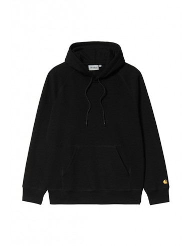 Carhartt WIP Hooded Sweat Chase Black/Gold - Sudadera