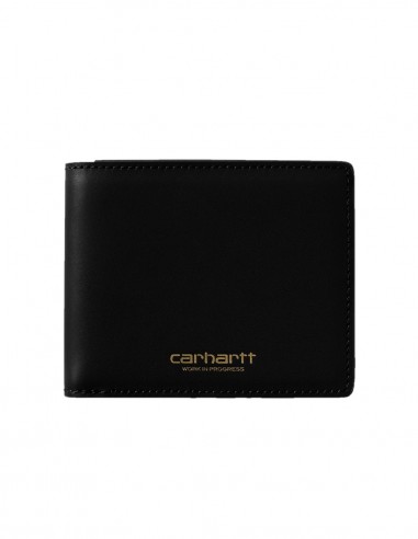 Carhartt WIP Vegas Billfold Wallet BLK/Gold