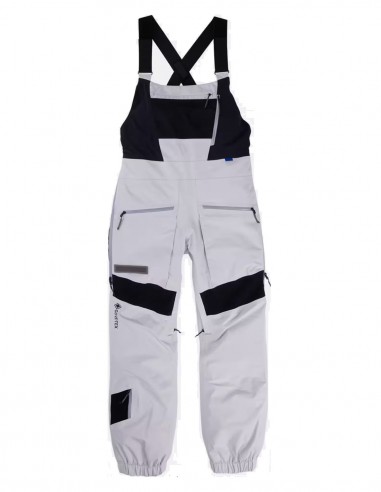 Burton W Carbonate Gore-Tex BIB Gray Cloud