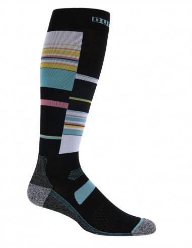 Burton Performance Ultralight Socks Rock Lichen Stripes