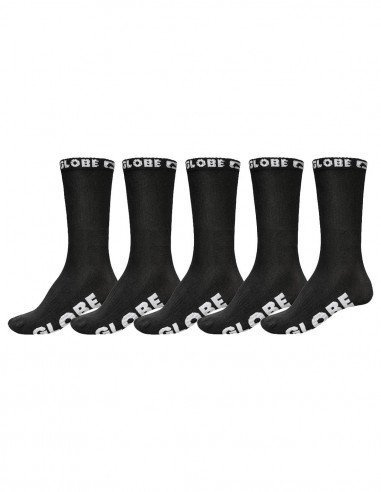 Globe Youth Blackout 5Pk Talla 35-41 - Calcetines