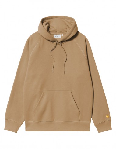 Carhartt WIP Hooded Sweat Chase Peanut/Gold - Hooded