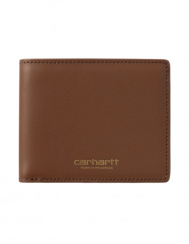 Carhartt WIP Vegas Billfold Wallet Cognac/Gold