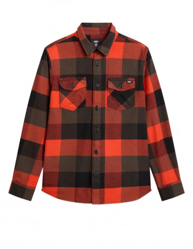 Vans Box Flannel Black/Fire