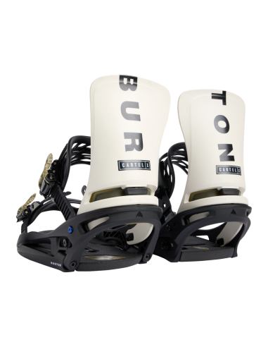 Cartel X EST Snowboard Bindings Men Black / Stout White / Logo - Fijaciones