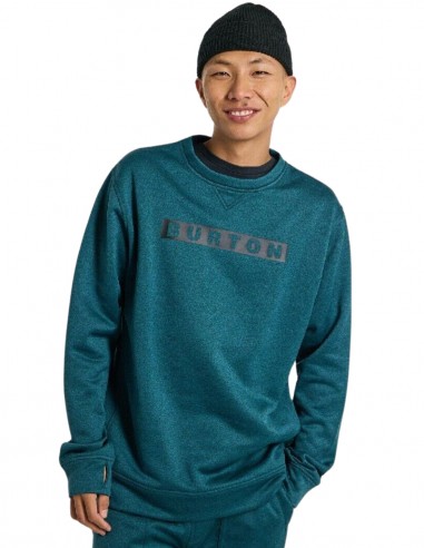 Burton Oak Crew Deep Emerald Heather